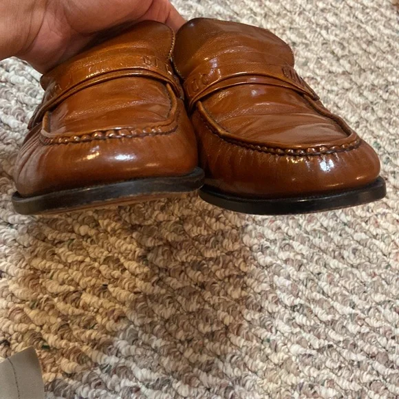 Jarman Mens Tan Genuine Kidskin Loafer Dress Shoes US 10 D brown - Picture 10 of 10